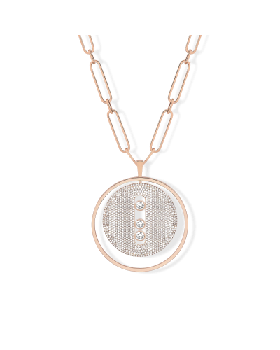 Messika Lucky LONG NECKLACE PAVÉ GM (horloges)